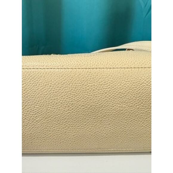 CHANEL Triple CC Caviar Tote*Beige*Hologram*ENTRUPY COA - Picture 13 of 15